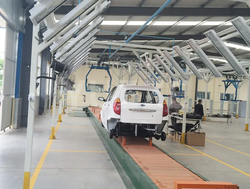 Automatisierte Fahrzeugmontagelinie