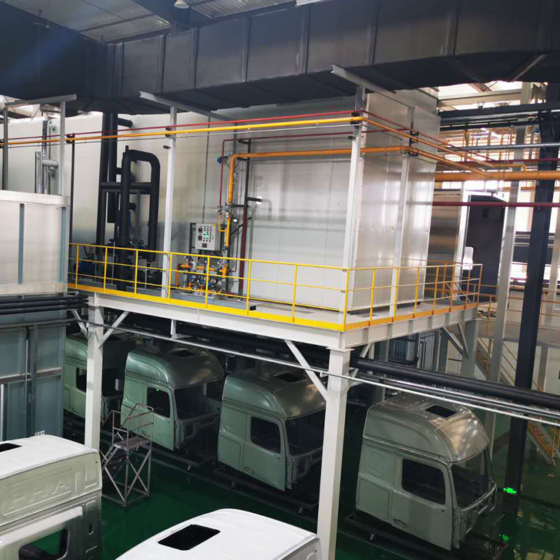 Elektrophoreselinie für LKW-Fahrerhaus