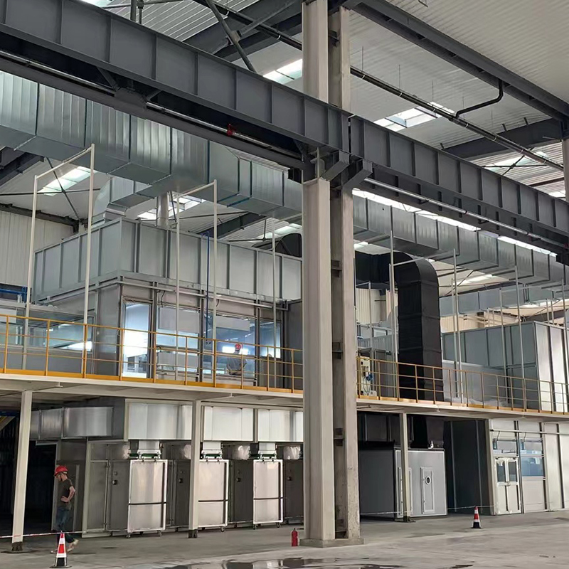 Lackierkabine für schwere Fahrzeuge